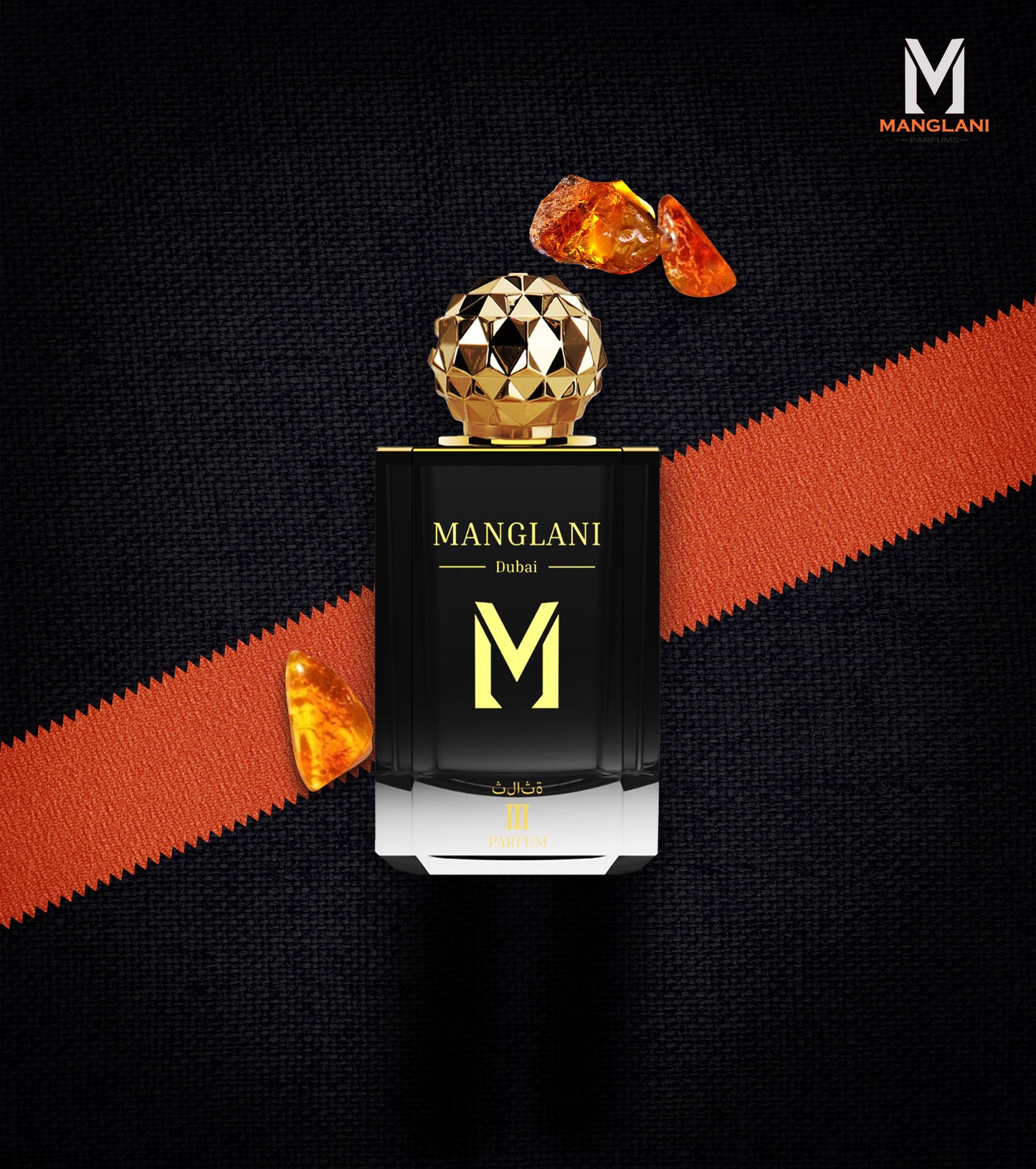 MANGLANI - III - ثلاثة - Man - 3.4 ounce 100 ml