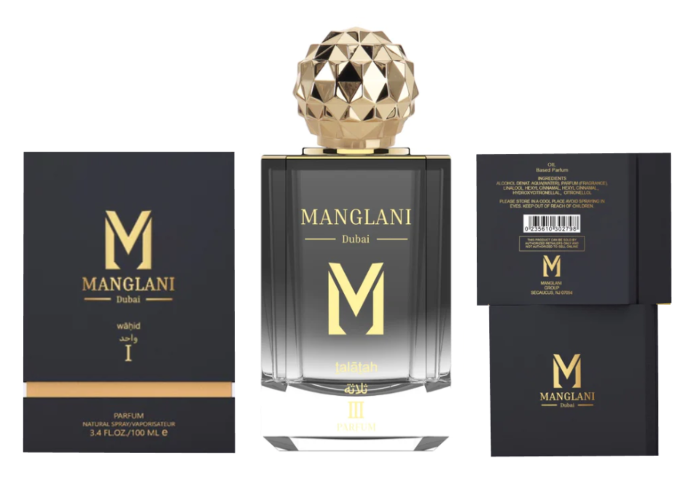 MANGLANI - III - ثلاثة - Man - 3.4 ounce 100 ml