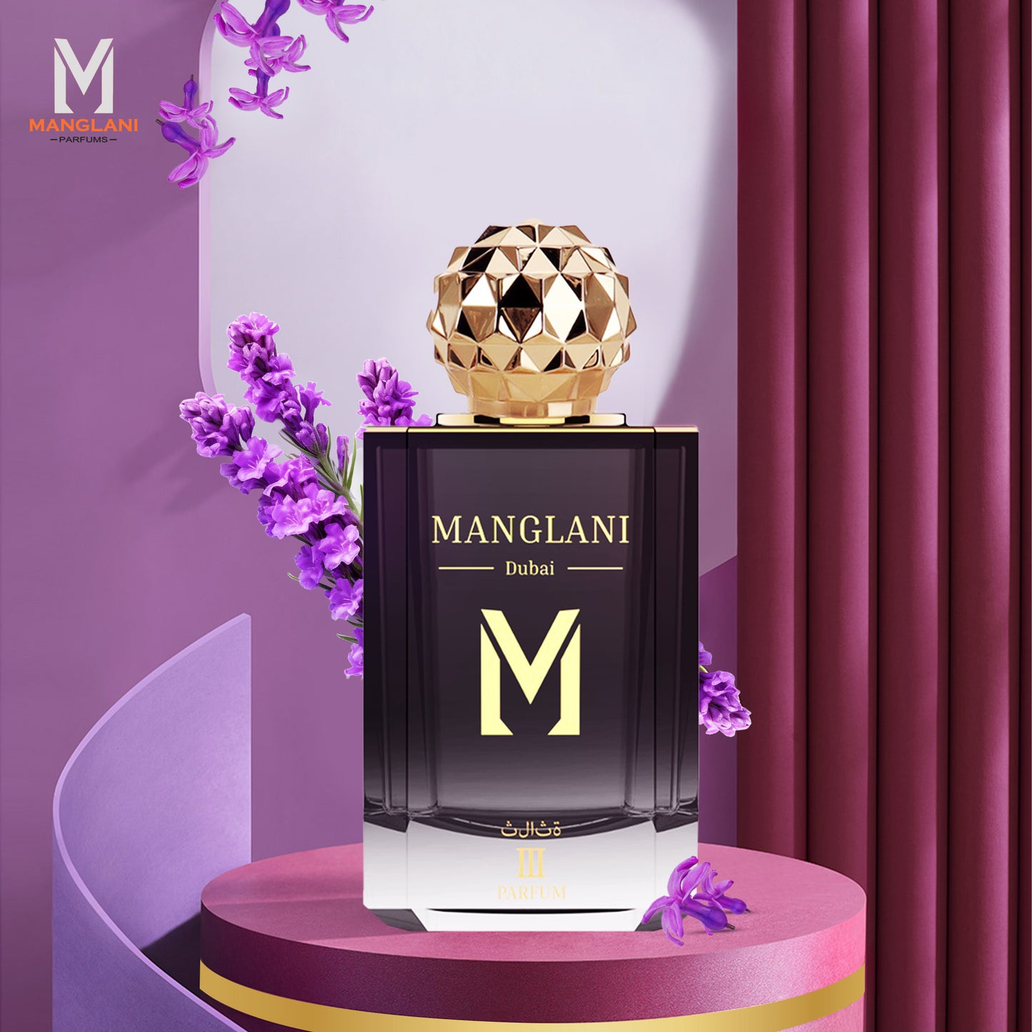 MANGLANI - III - ثلاثة - Man - 3.4 ounce 100 ml