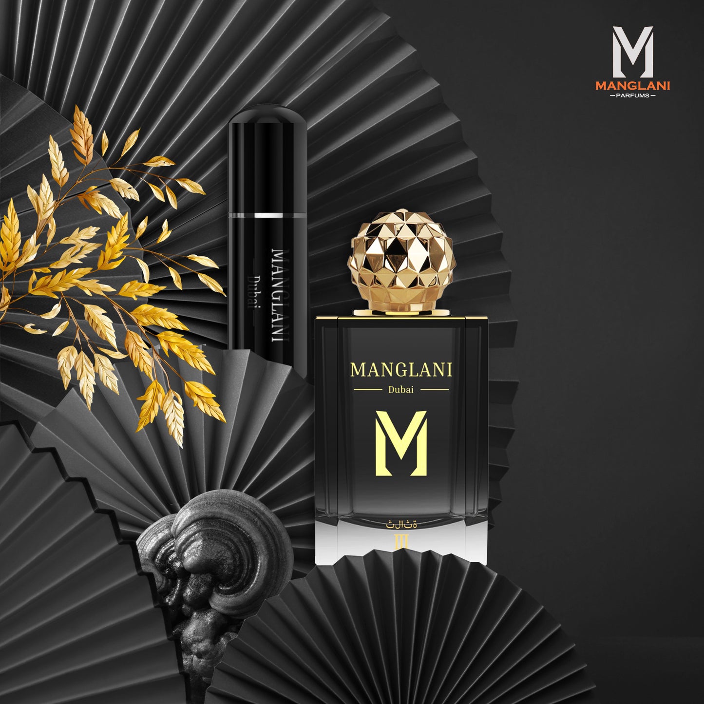 MANGLANI - III - ثلاثة - Man - 3.4 ounce 100 ml