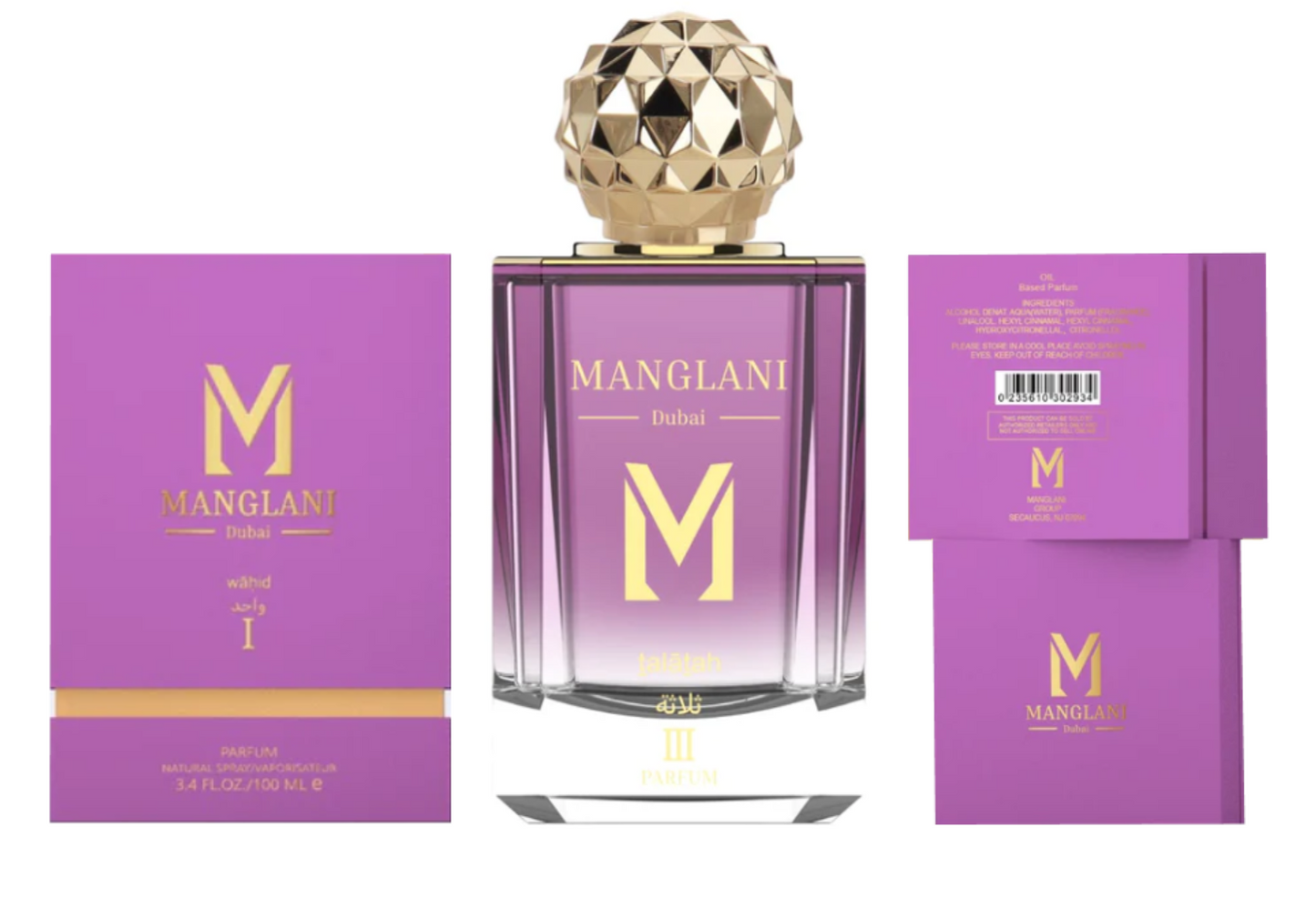 MANGLANI - III - ثلاثة - Woman - 3.4 ounce 100 ml