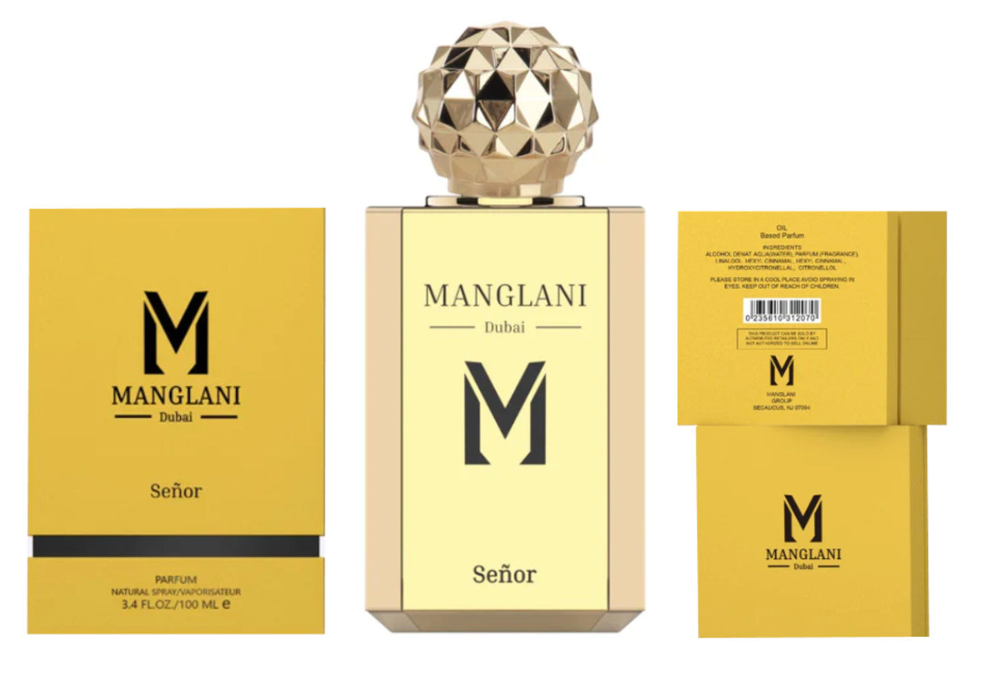 MANGLANI - Senor - 3.4 ounce 100 ml