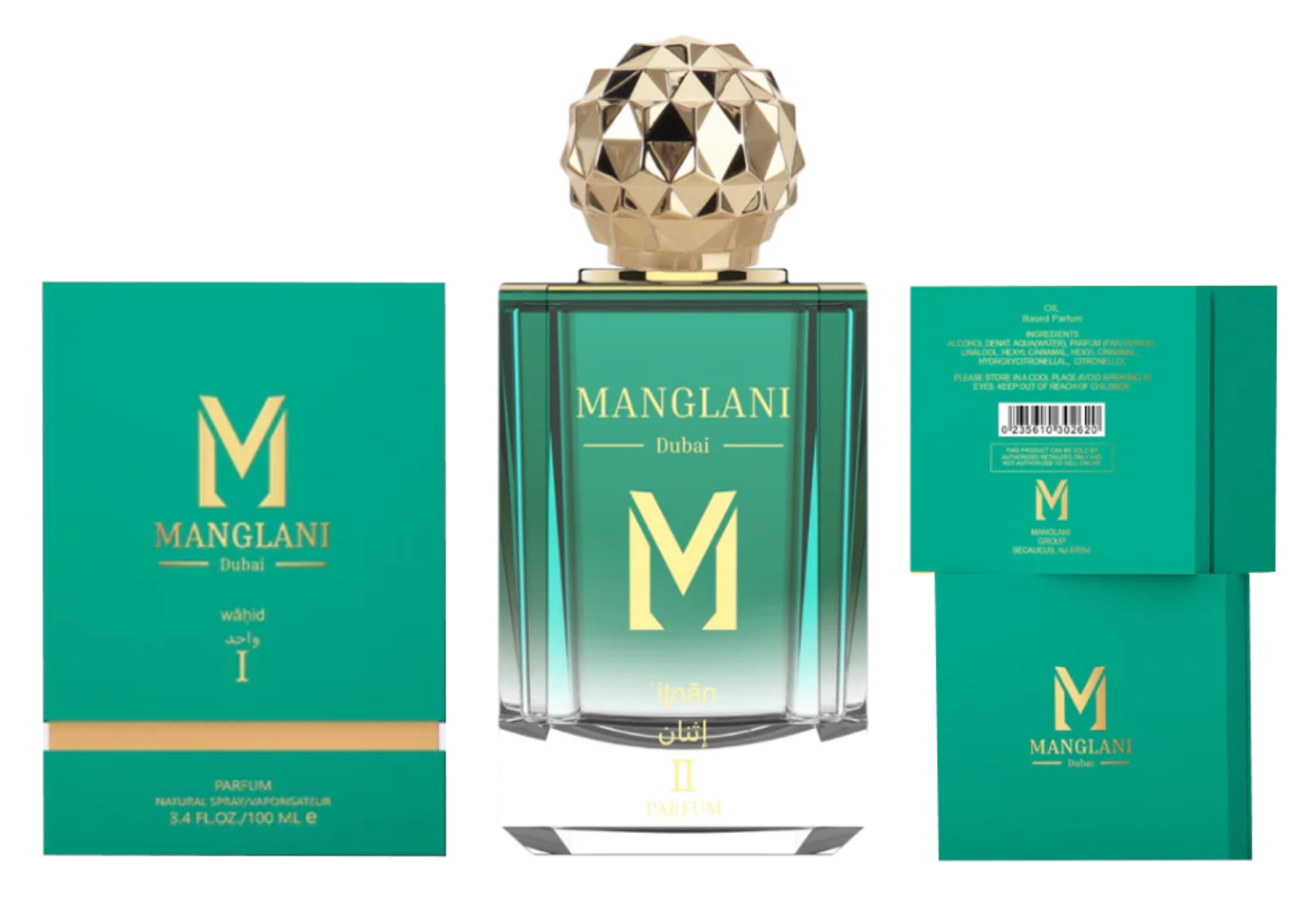 MANGLANI - II - اثنين - Man - 3.4 ounce 100 ml