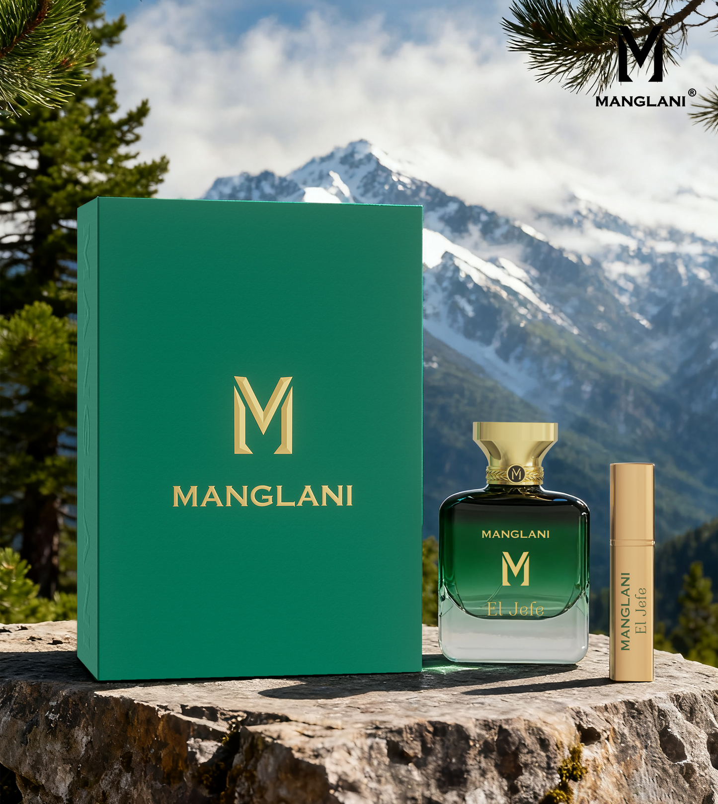 MANGLANI – El Jefe - 3.4 ounce 100 ml Extrait de Parfum