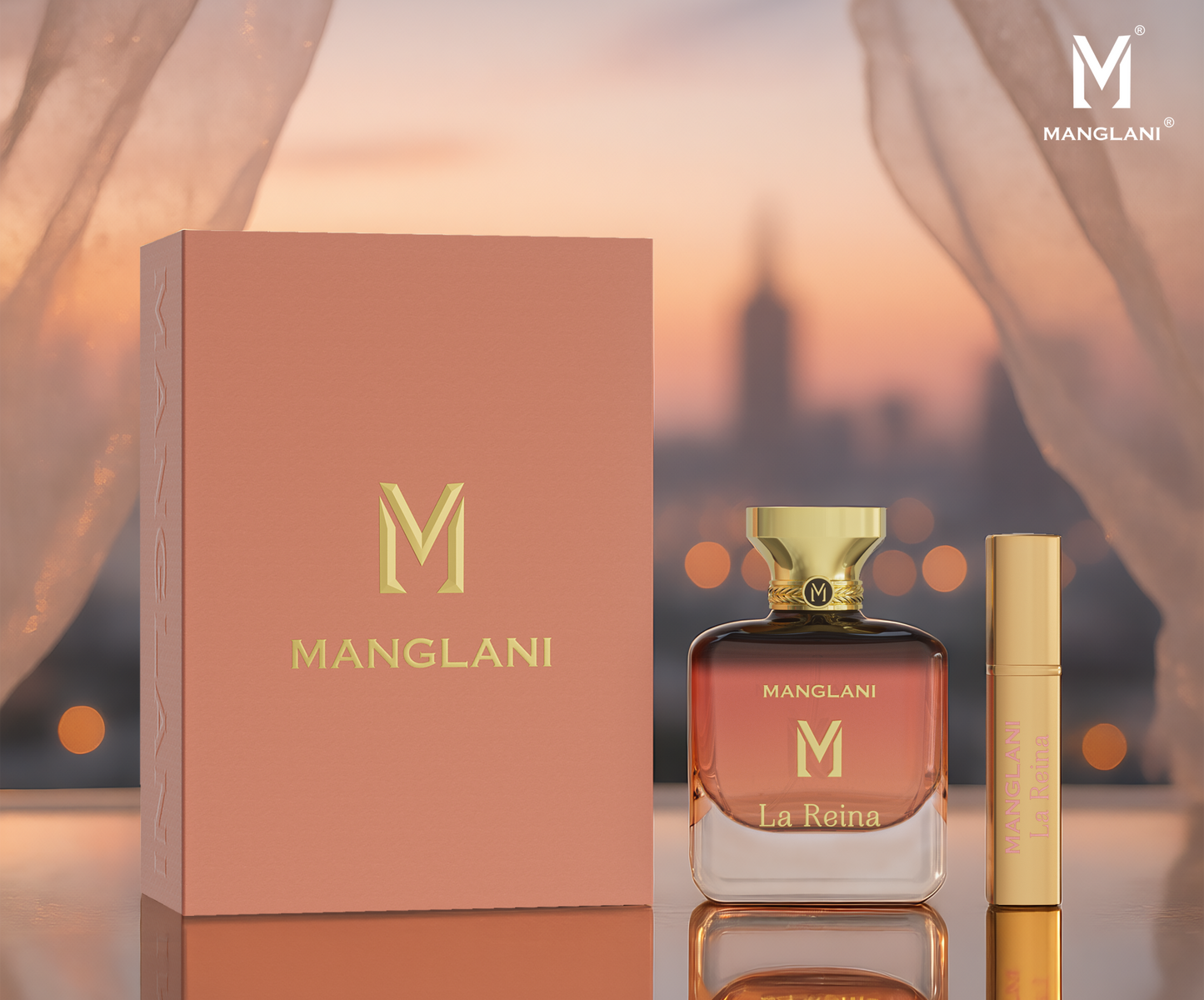 MANGLANI – La Reina - 3.4 ounce 100 ml Extrait de Parfum